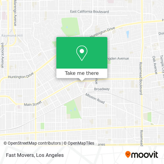 Mapa de Fast Movers