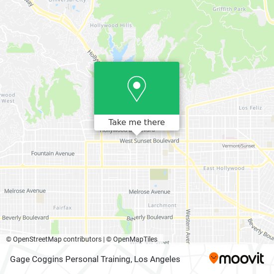 Gage Coggins Personal Training map