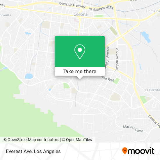 Everest Ave map