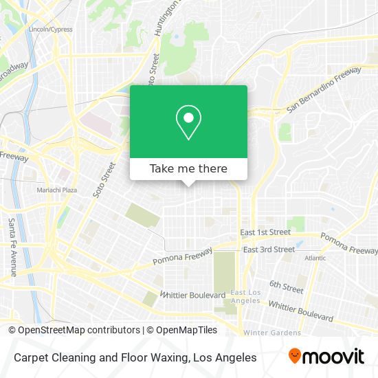 Carpet Cleaning and Floor Waxing map