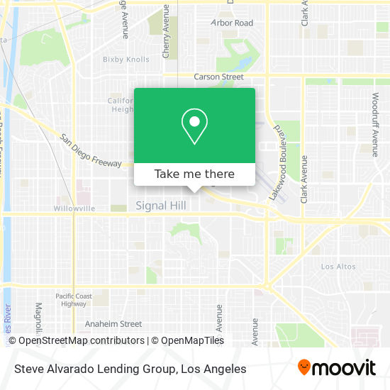 Mapa de Steve Alvarado Lending Group