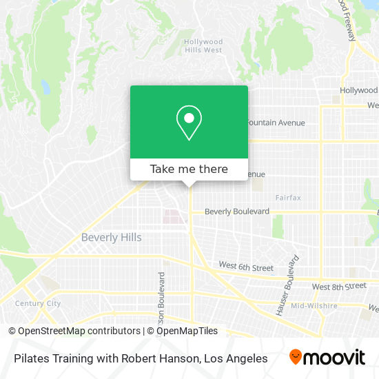 Pilates Training with Robert Hanson map