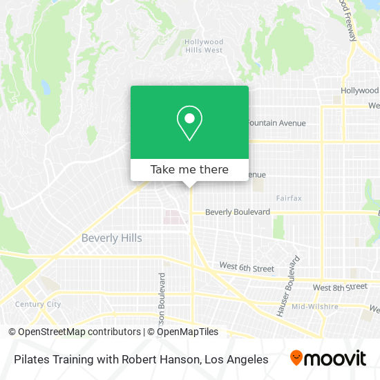 Mapa de Pilates Training with Robert Hanson