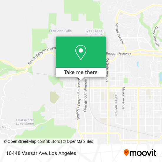 Mapa de 10448 Vassar Ave