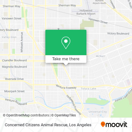 Concerned Citizens Animal Rescue map