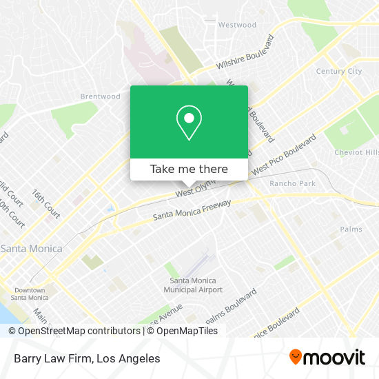 Barry Law Firm map