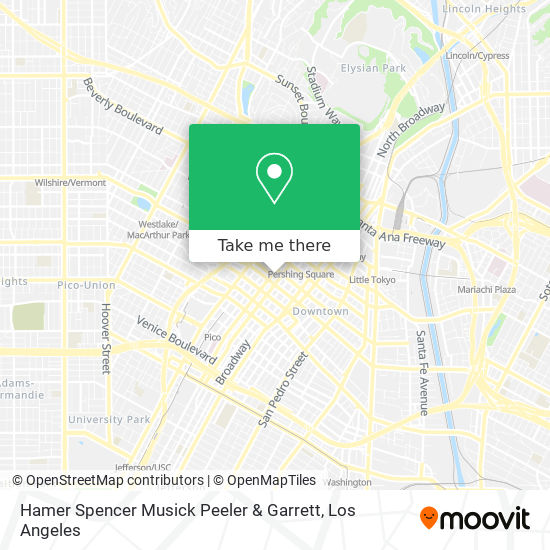 Hamer Spencer Musick Peeler & Garrett map