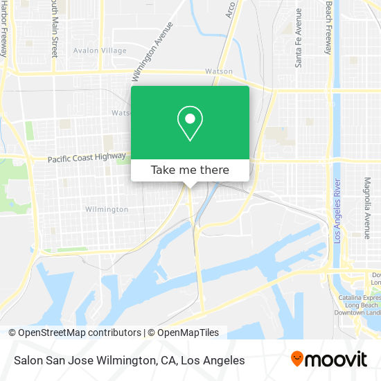 Salon San Jose Wilmington, CA map