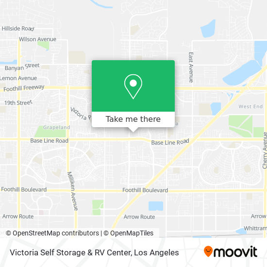 Mapa de Victoria Self Storage & RV Center