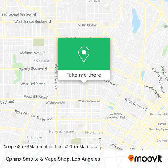 Mapa de Sphinx Smoke & Vape Shop