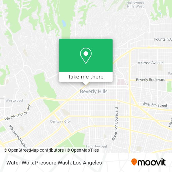 Water Worx Pressure Wash map