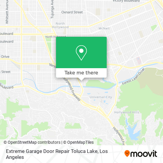 Extreme Garage Door Repair Toluca Lake map