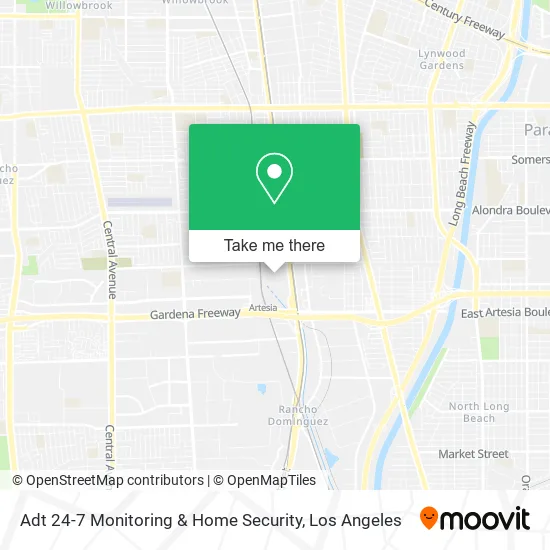 Adt 24-7 Monitoring & Home Security map