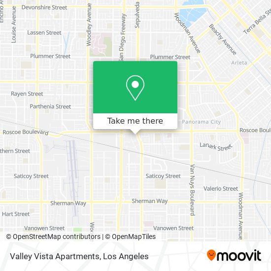 Valley Vista Apartments map