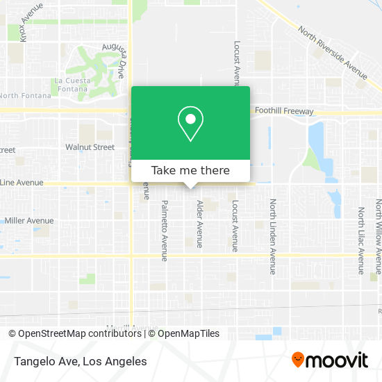 Tangelo Ave map