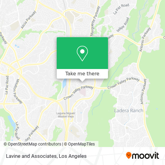 Lavine and Associates map