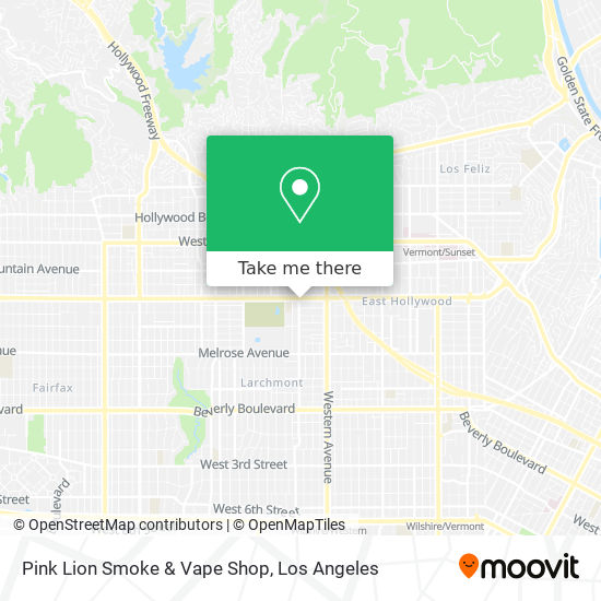 Pink Lion Smoke & Vape Shop map