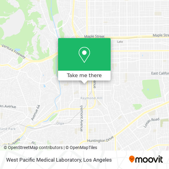 West Pacific Medical Laboratory map