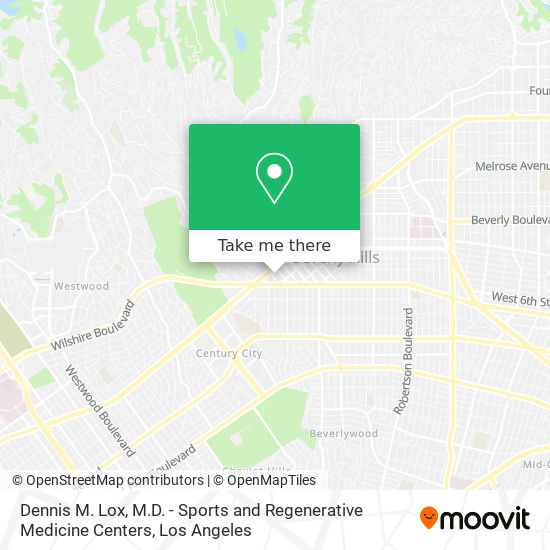 Dennis M. Lox, M.D. - Sports and Regenerative Medicine Centers map