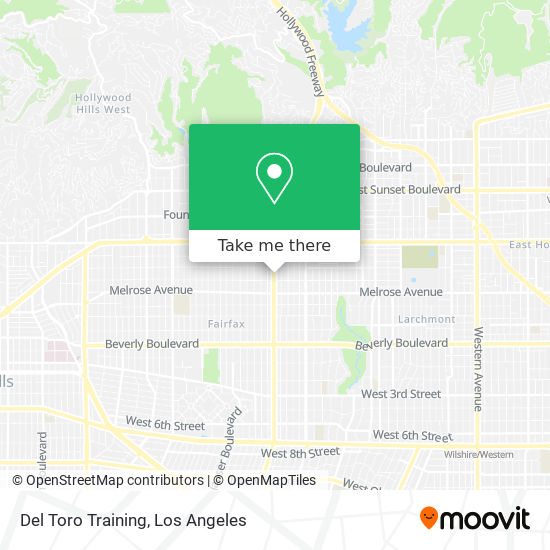 Mapa de Del Toro Training