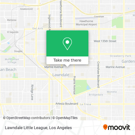 Lawndale Little League map