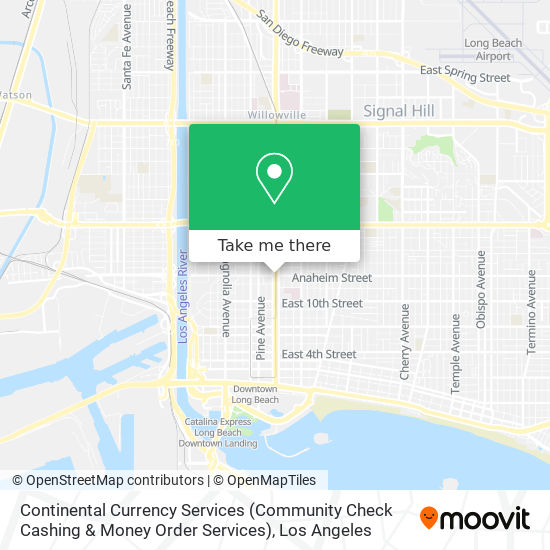 Continental Currency Services (Community Check Cashing & Money Order Services) map