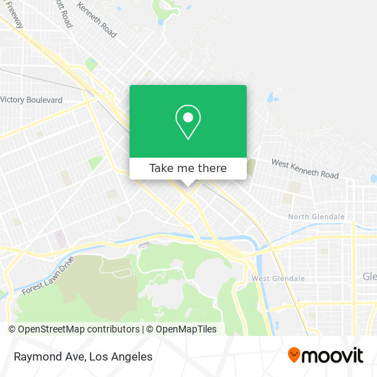 Mapa de Raymond Ave