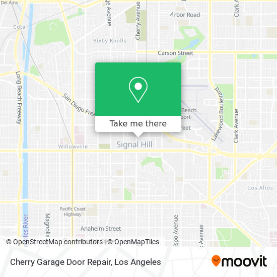 Mapa de Cherry Garage Door Repair