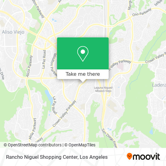 Rancho Niguel Shopping Center map