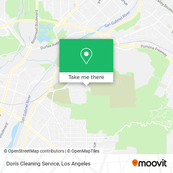 Mapa de Don's Cleaning Service