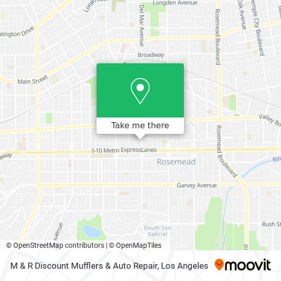 Mapa de M & R Discount Mufflers & Auto Repair