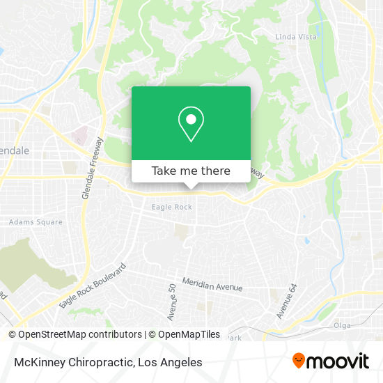 McKinney Chiropractic map