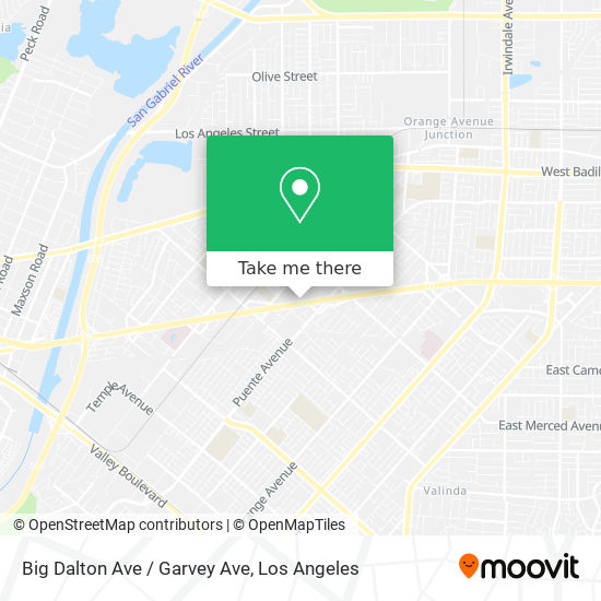 Big Dalton Ave / Garvey Ave map