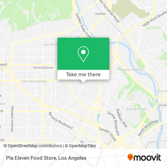 Mapa de Pla Eleven Food Store