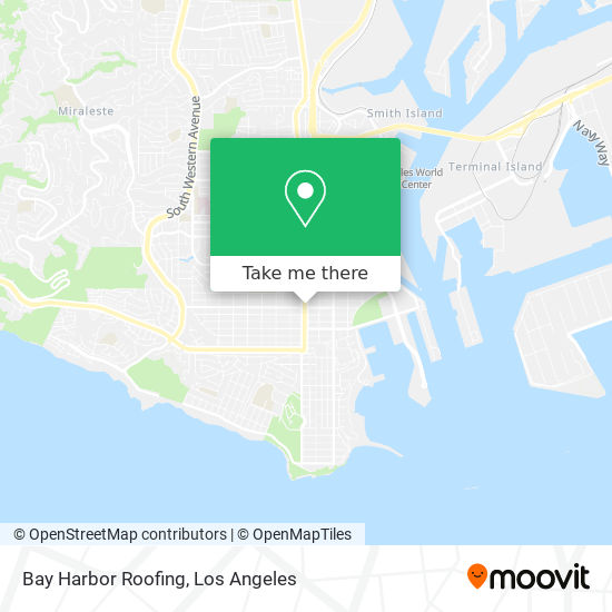 Bay Harbor Roofing map