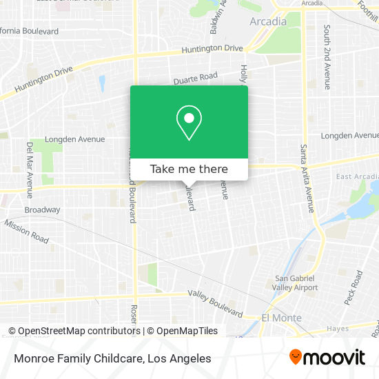 Mapa de Monroe Family Childcare
