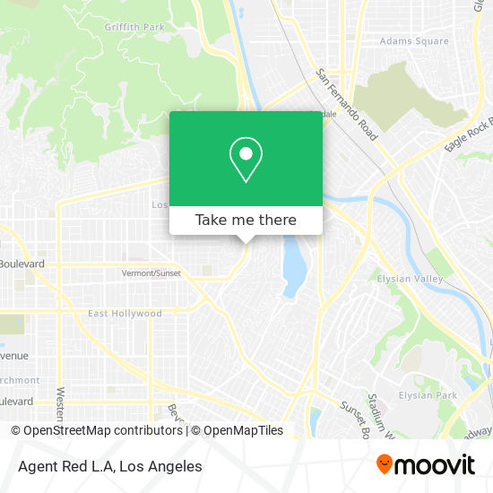 Agent Red L.A map