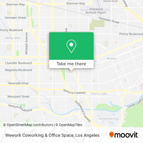 Wework Coworking & Office Space map