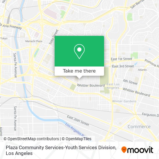 Plaza Community Services-Youth Services Division map
