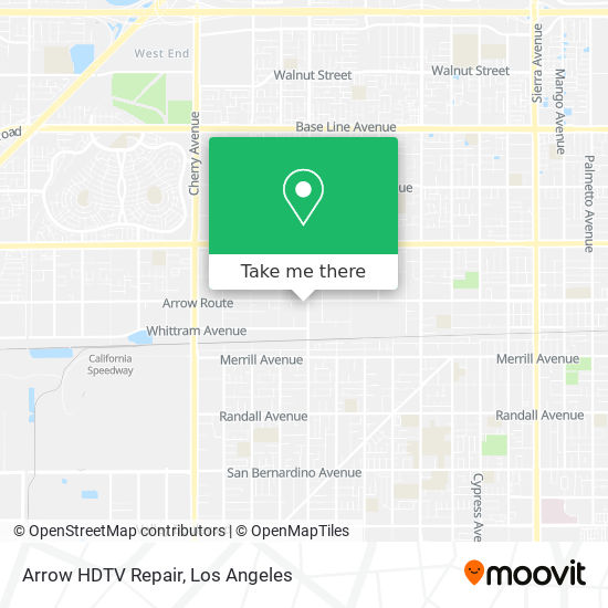 Mapa de Arrow HDTV Repair