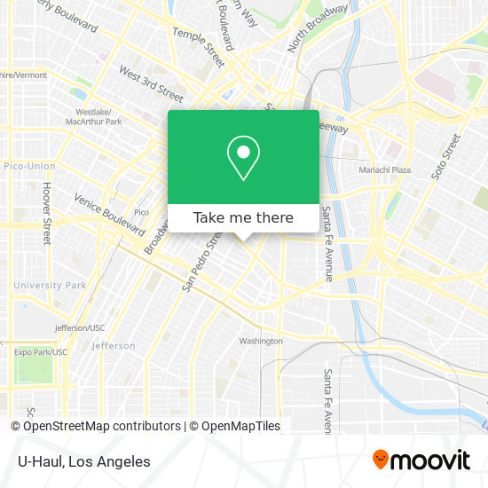 U-Haul map