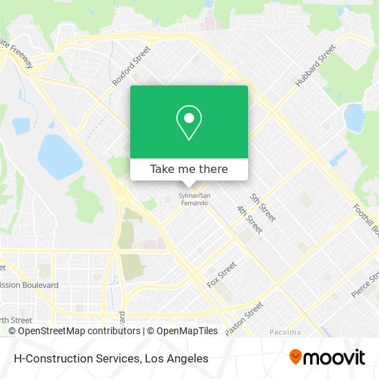 H-Construction Services map