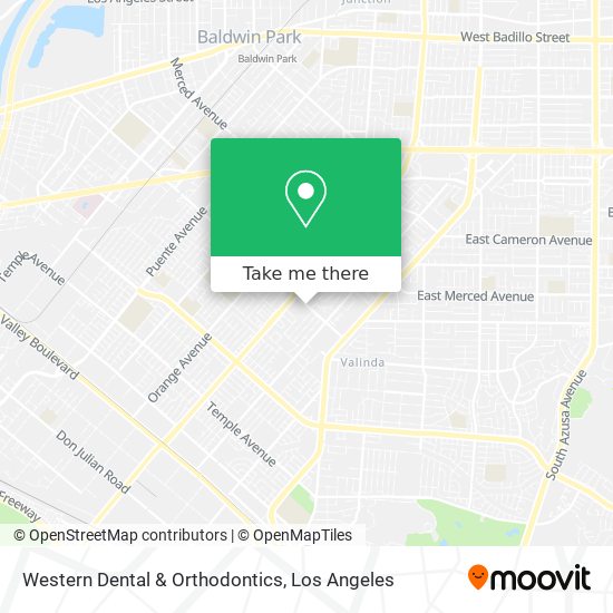 Western Dental & Orthodontics map