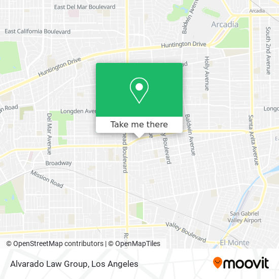 Alvarado Law Group map