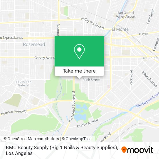 BMC Beauty Supply (Big 1 Nails & Beauty Supplies) map