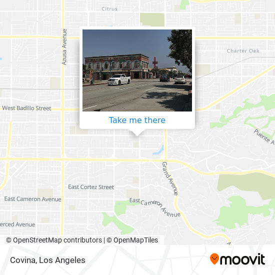 Covina map