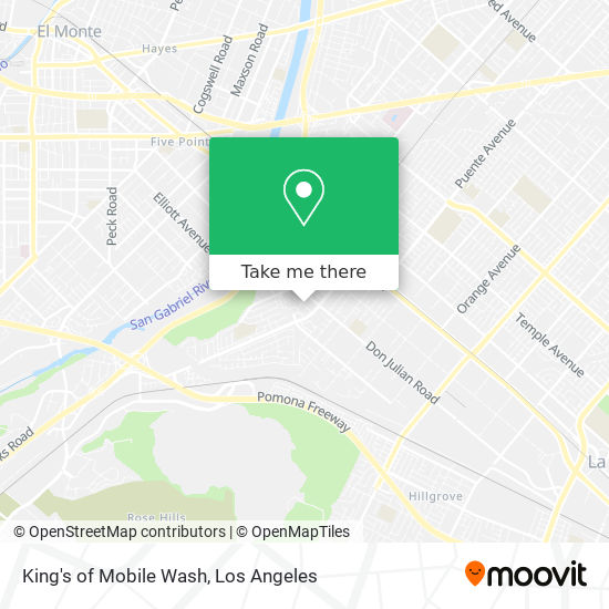 King's of Mobile Wash map