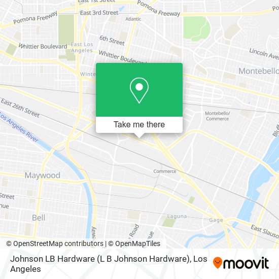 Johnson LB Hardware (L B Johnson Hardware) map