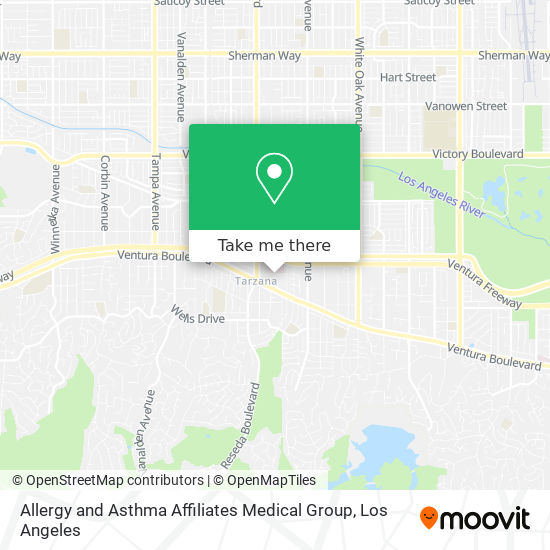 Allergy and Asthma Affiliates Medical Group map