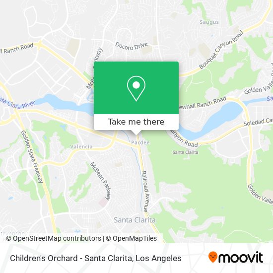 Mapa de Children's Orchard - Santa Clarita